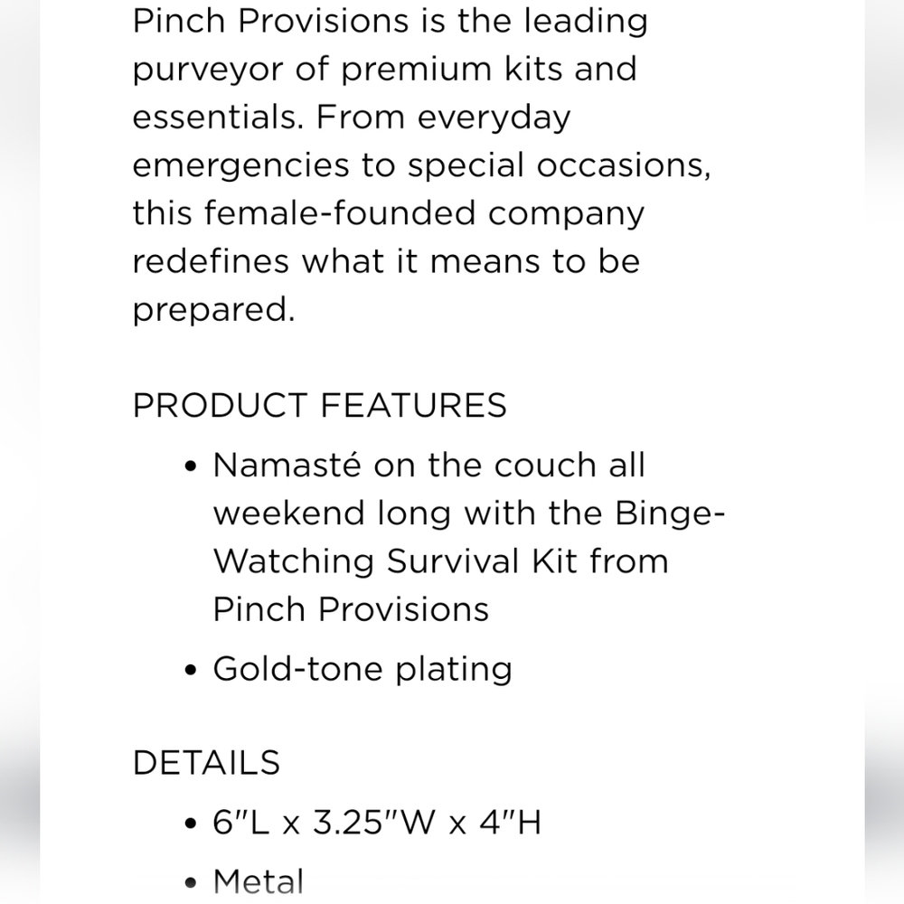 Binge Watching Survival Kit NWT - Picture 4 of 5